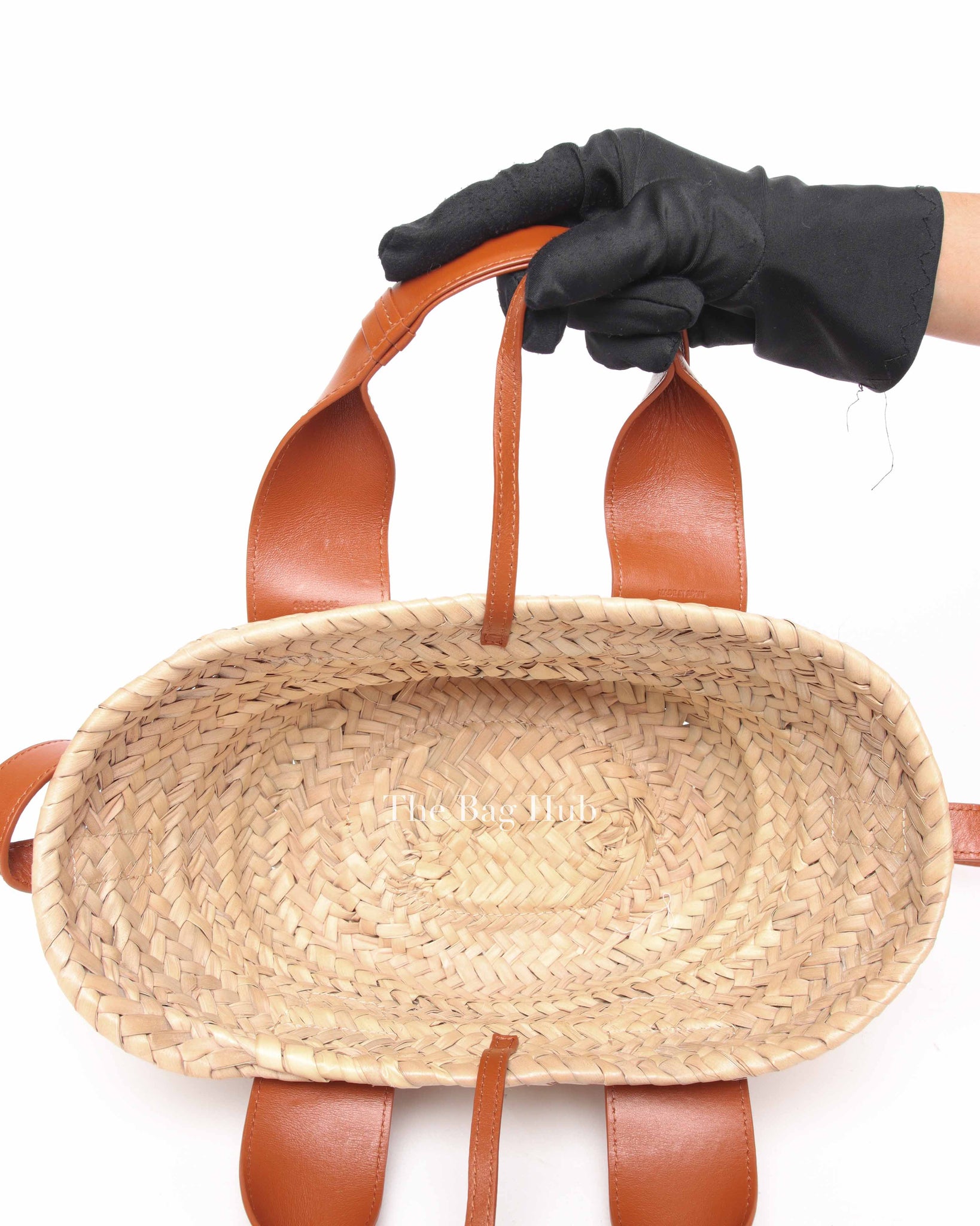 Chloe Raffia Small Basket Bag