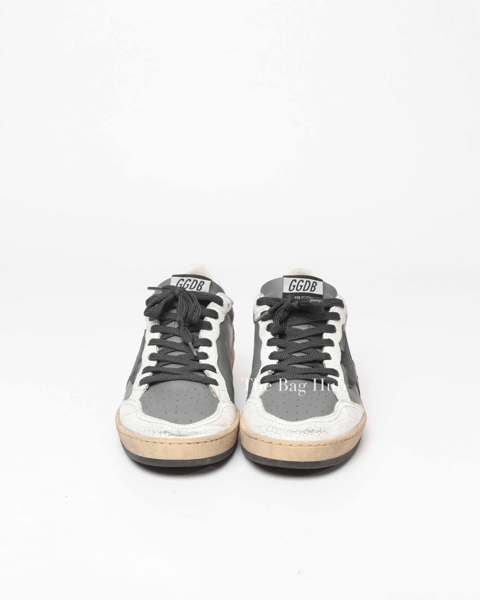 Golden Goose Dark Gray/White Ball Star Sneakers Size 40