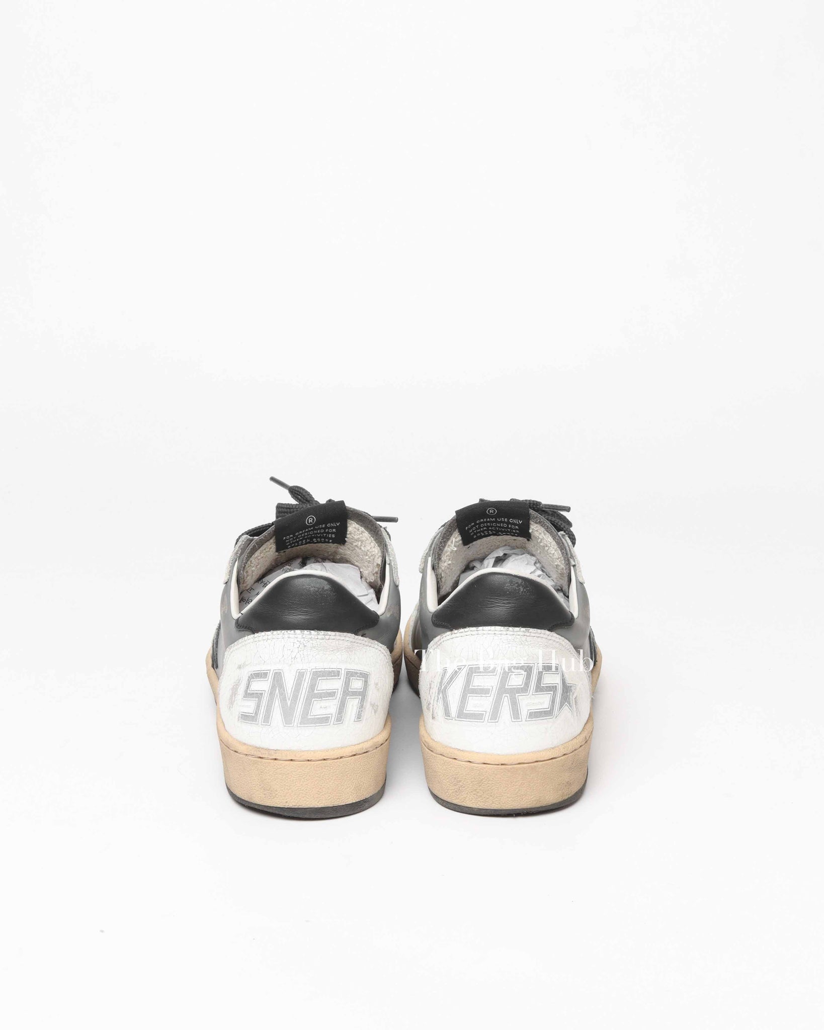 Golden Goose Dark Gray/White Ball Star Sneakers Size 40