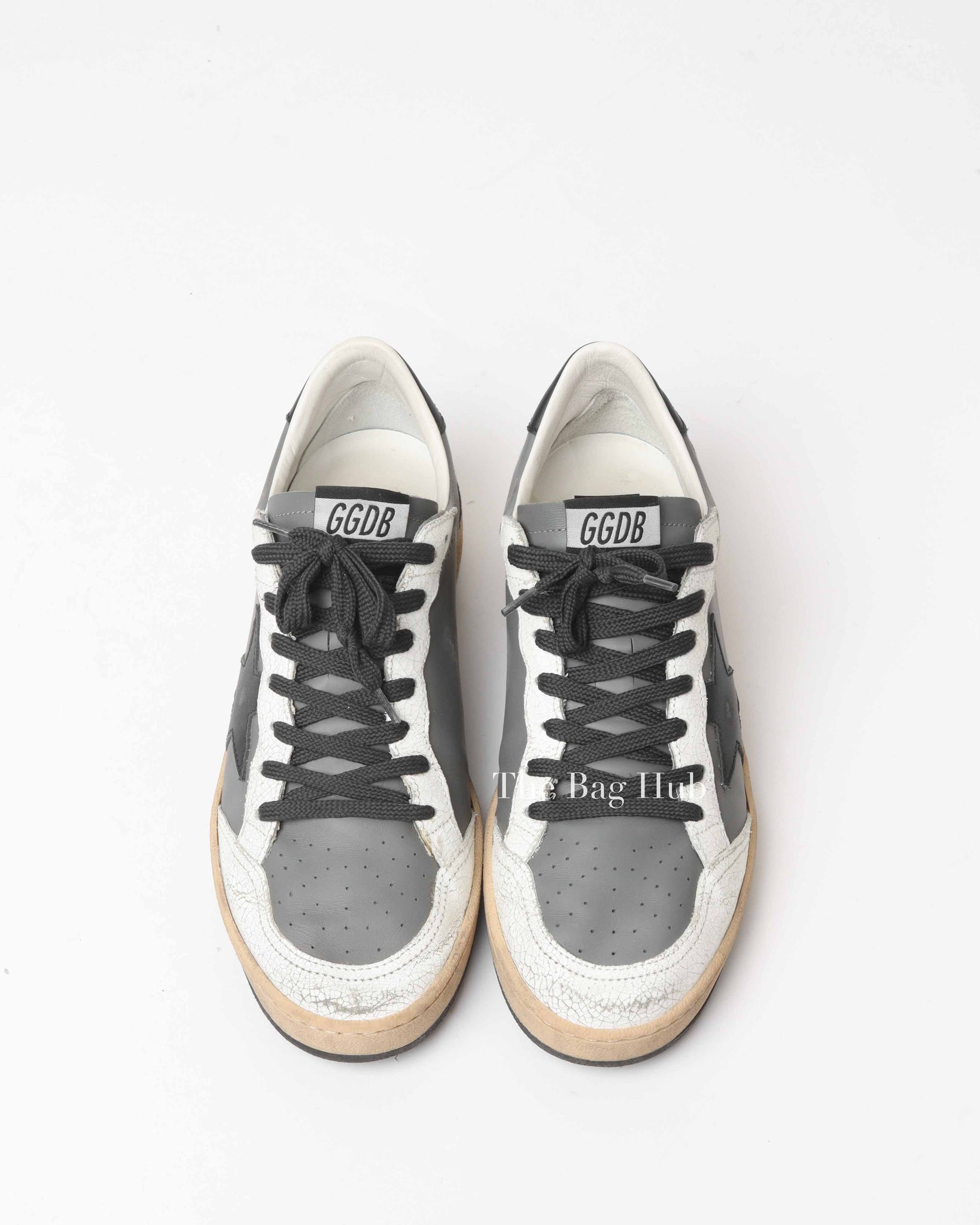 Golden Goose Dark Gray/White Ball Star Sneakers Size 40