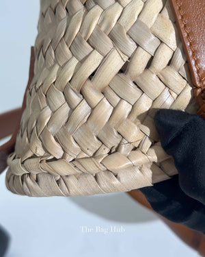 Chloe Raffia Small Basket Bag