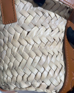 Chloe Raffia Small Basket Bag