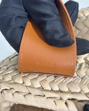 Chloe Raffia Small Basket Bag