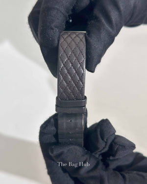 Chanel Black/Silver Leather Matrasse Watch