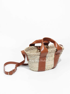 Chloe Raffia Small Basket Bag