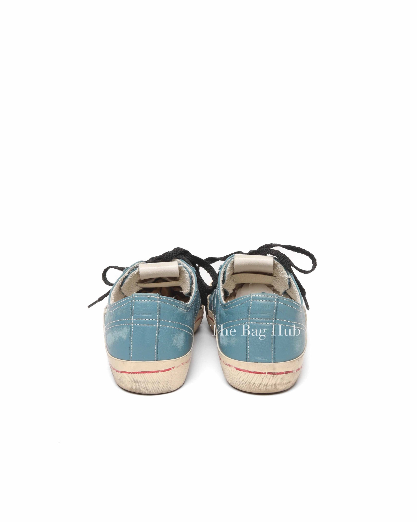 Golden Goose Petroleum/Milk V-Star 2 Sneakers Size 40
