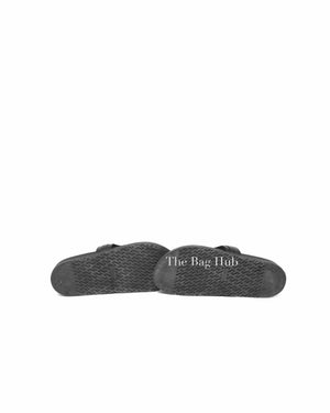Hermes Black Calfskin Empire Sandals Size 40