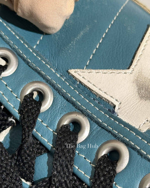 Golden Goose Petroleum/Milk V-Star 2 Sneakers Size 40