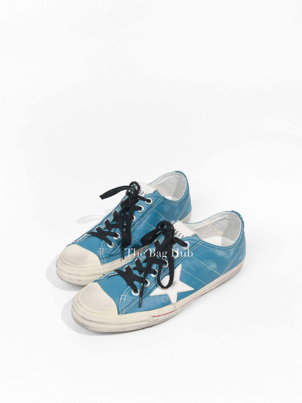 Golden Goose Petroleum/Milk V-Star 2 Sneakers Size 40