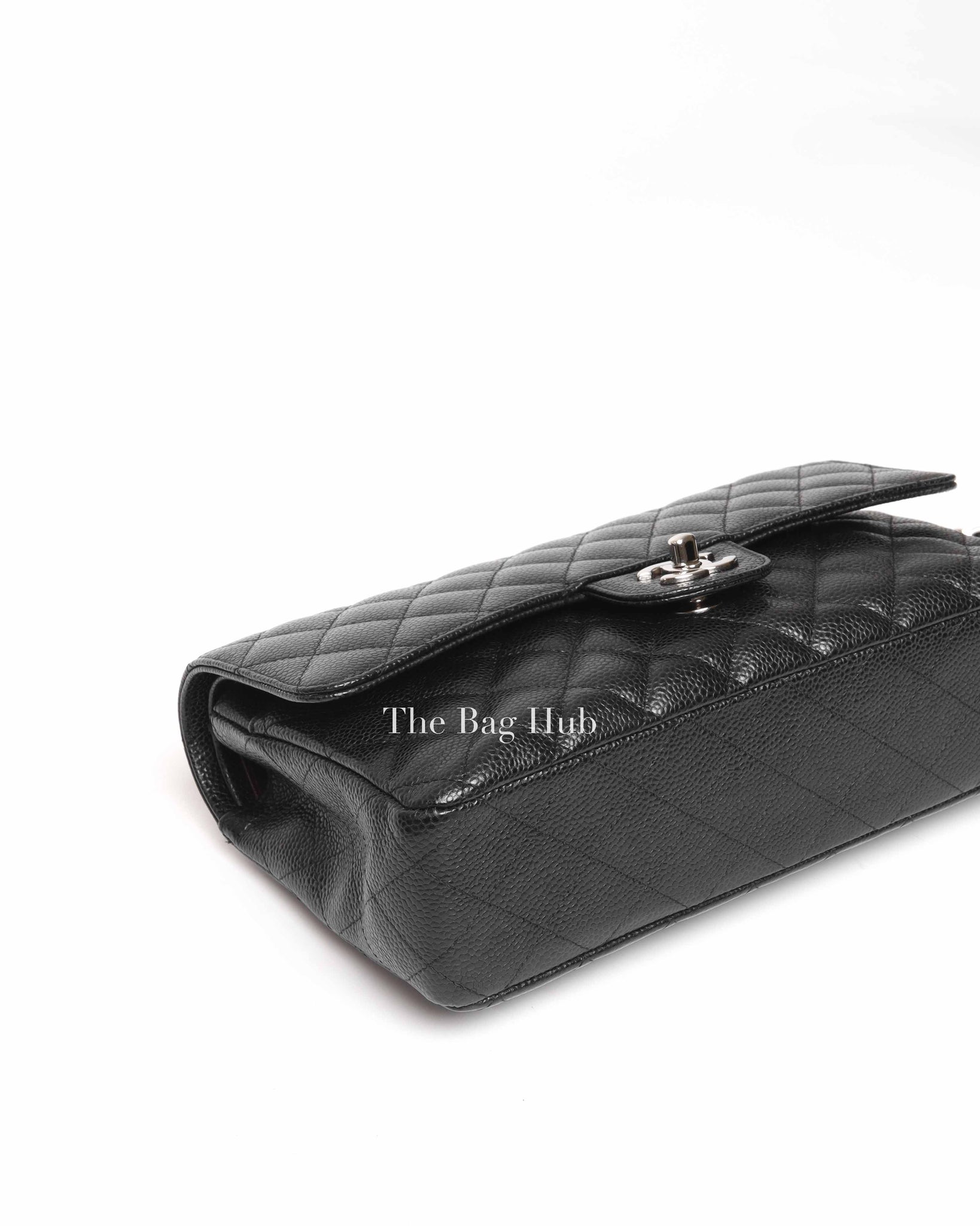 Chanel Black Caviar Medium Double Flap Bag SHW