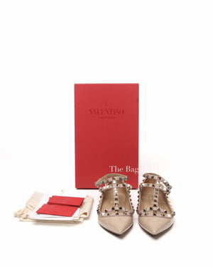 Valentino flats beige hotsell
