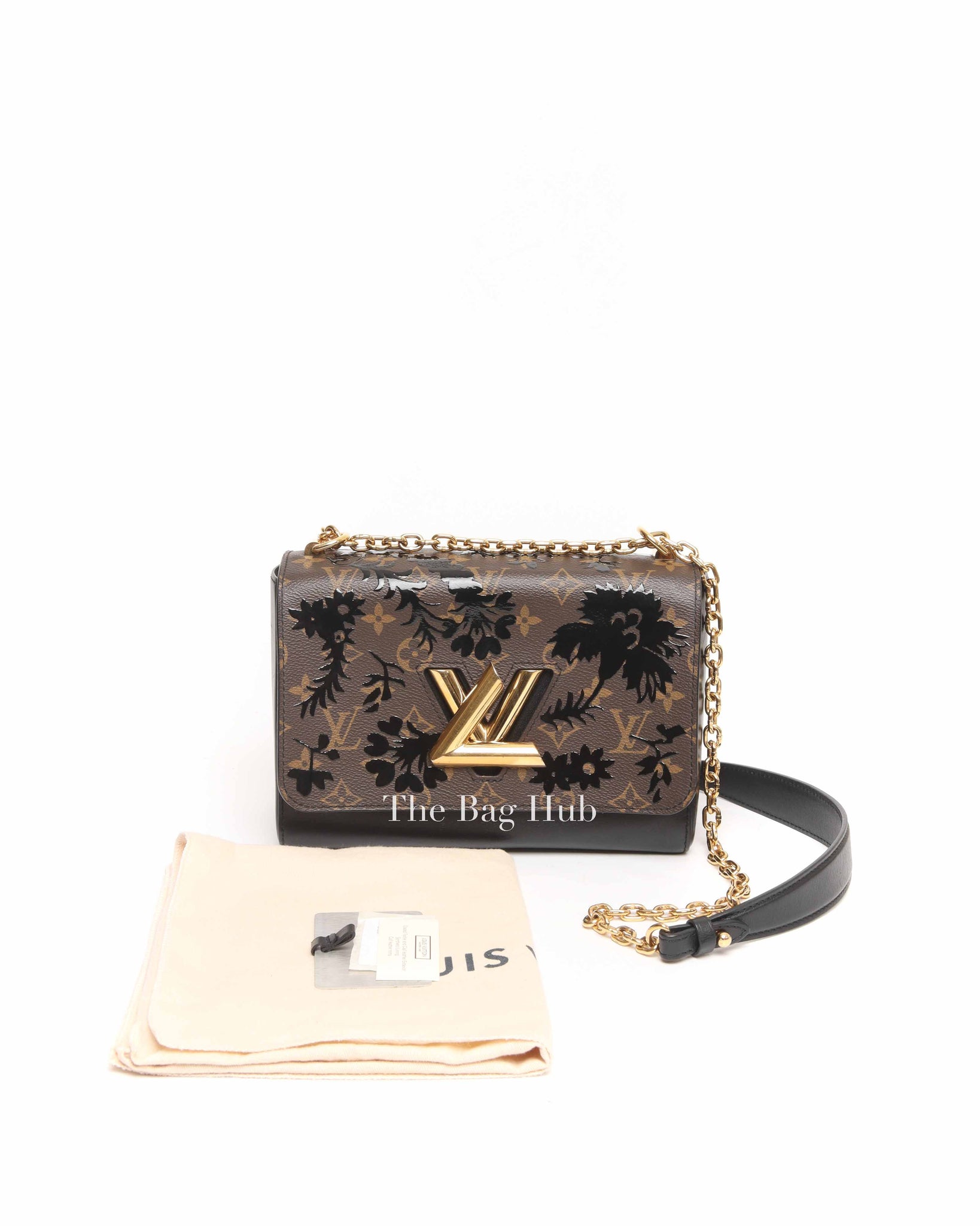 Louis Vuitton Brown Monogram Blossom Twist MM Bag