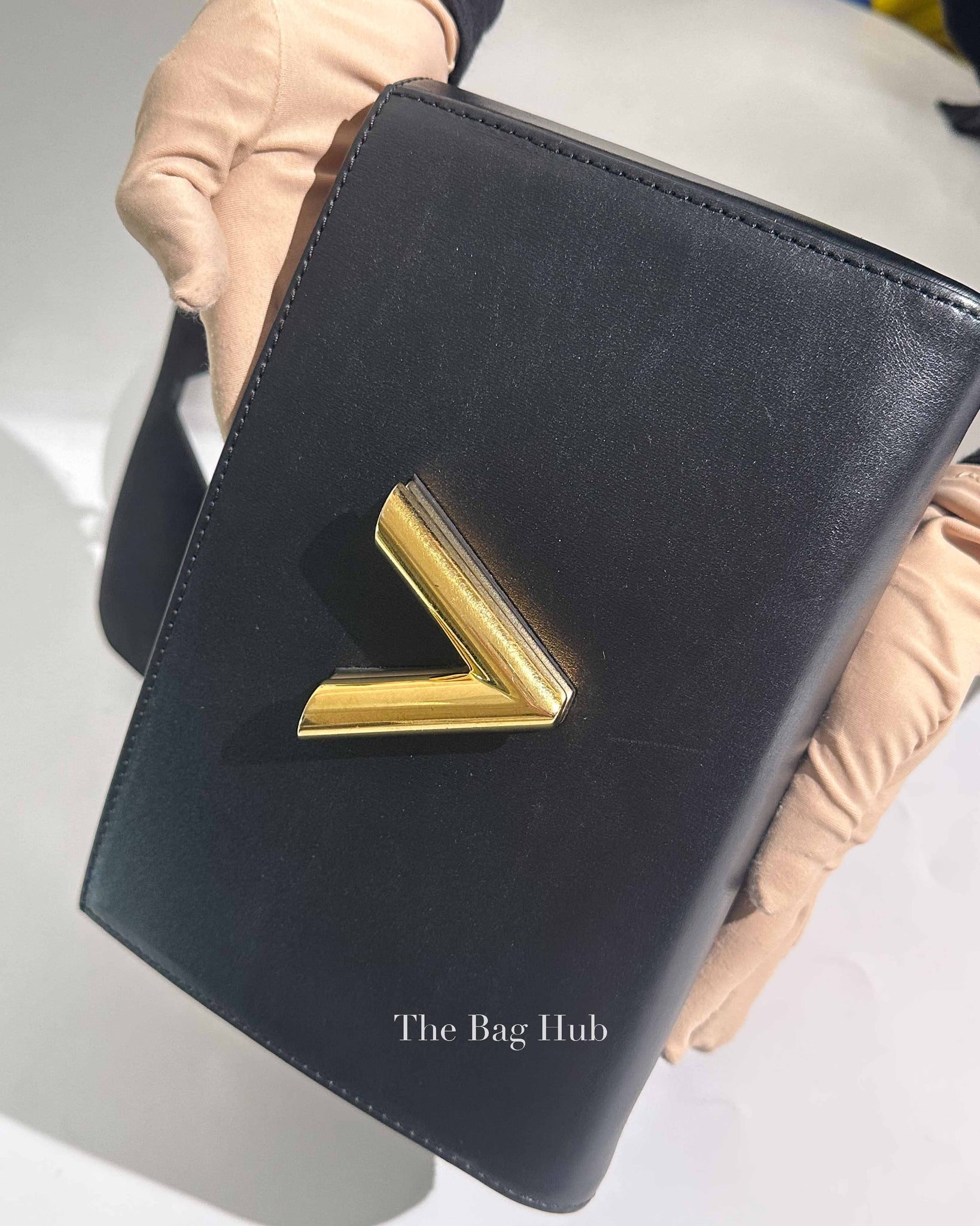 Louis Vuitton Brown Monogram Blossom Twist MM Bag