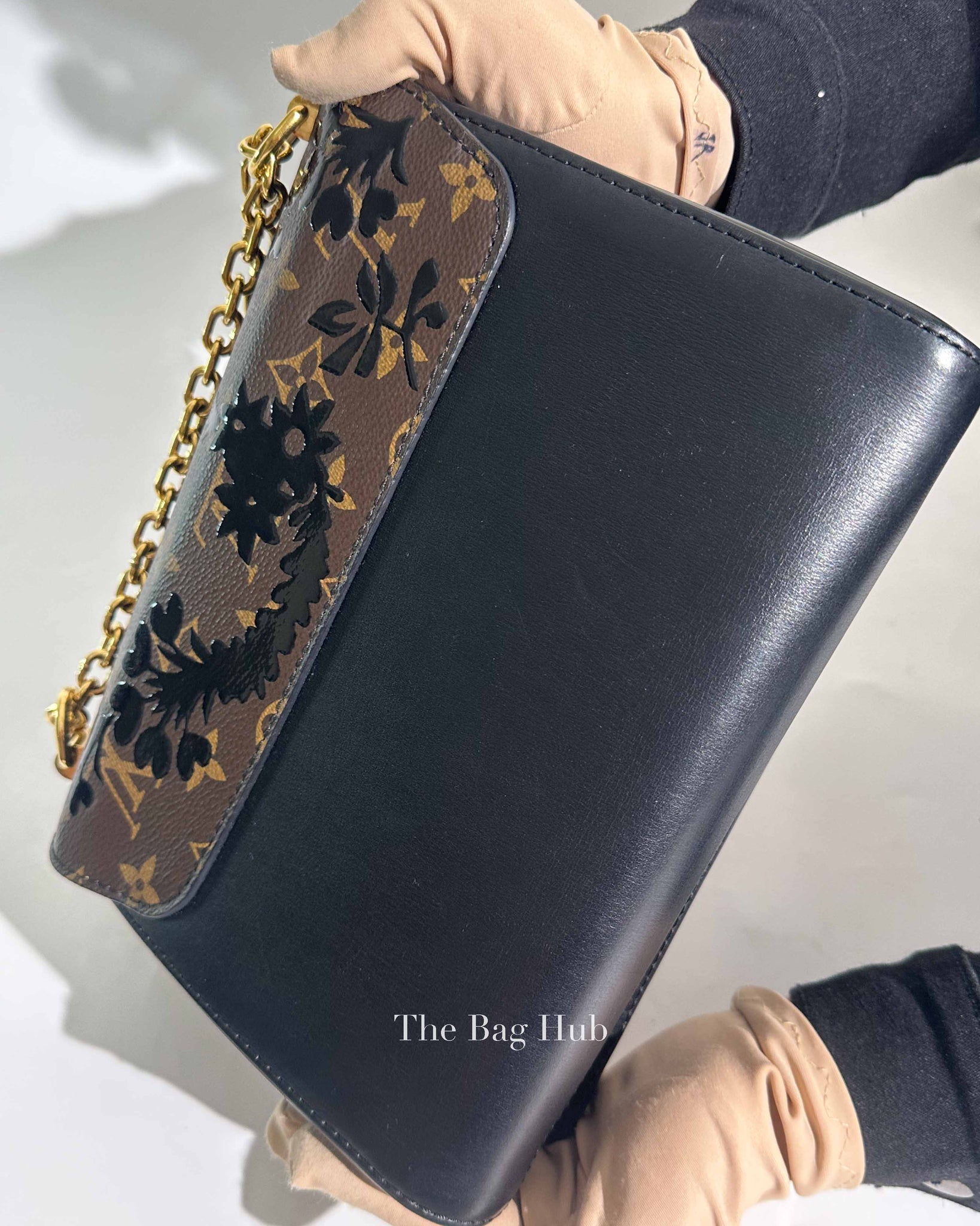 Louis Vuitton Brown Monogram Blossom Twist MM Bag