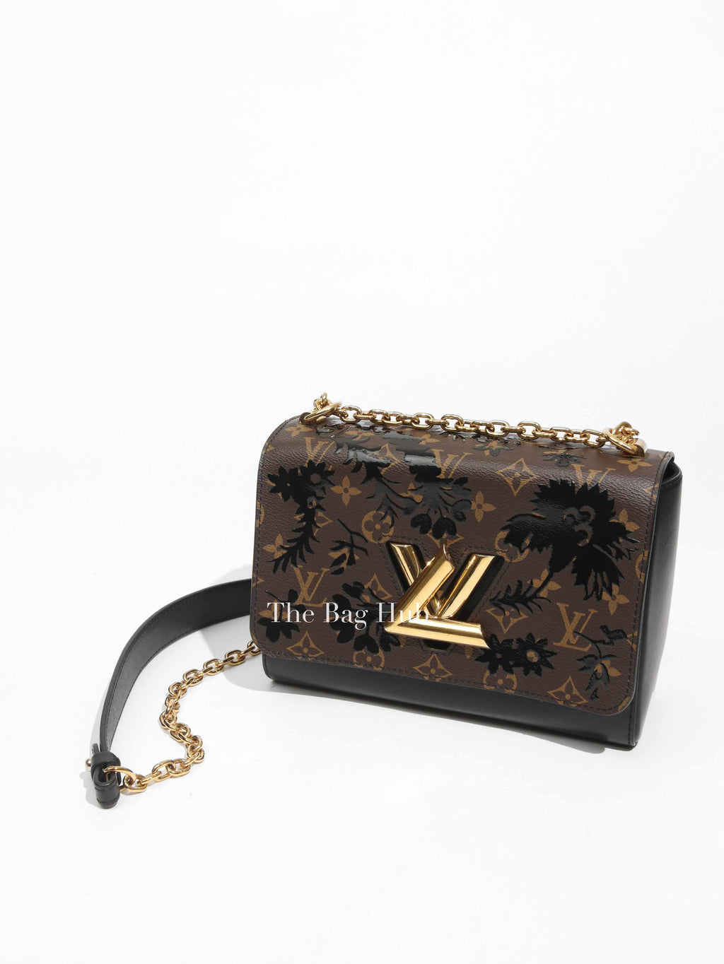 Louis Vuitton Brown Monogram Blossom Twist MM Bag