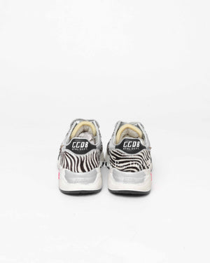 Golden Goose Light Grey/White BLA Running Sole Spezzata Size 36