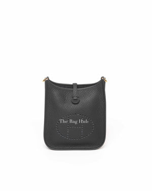 Hermes Noir Clemence Evelyne TPM Bag GHW