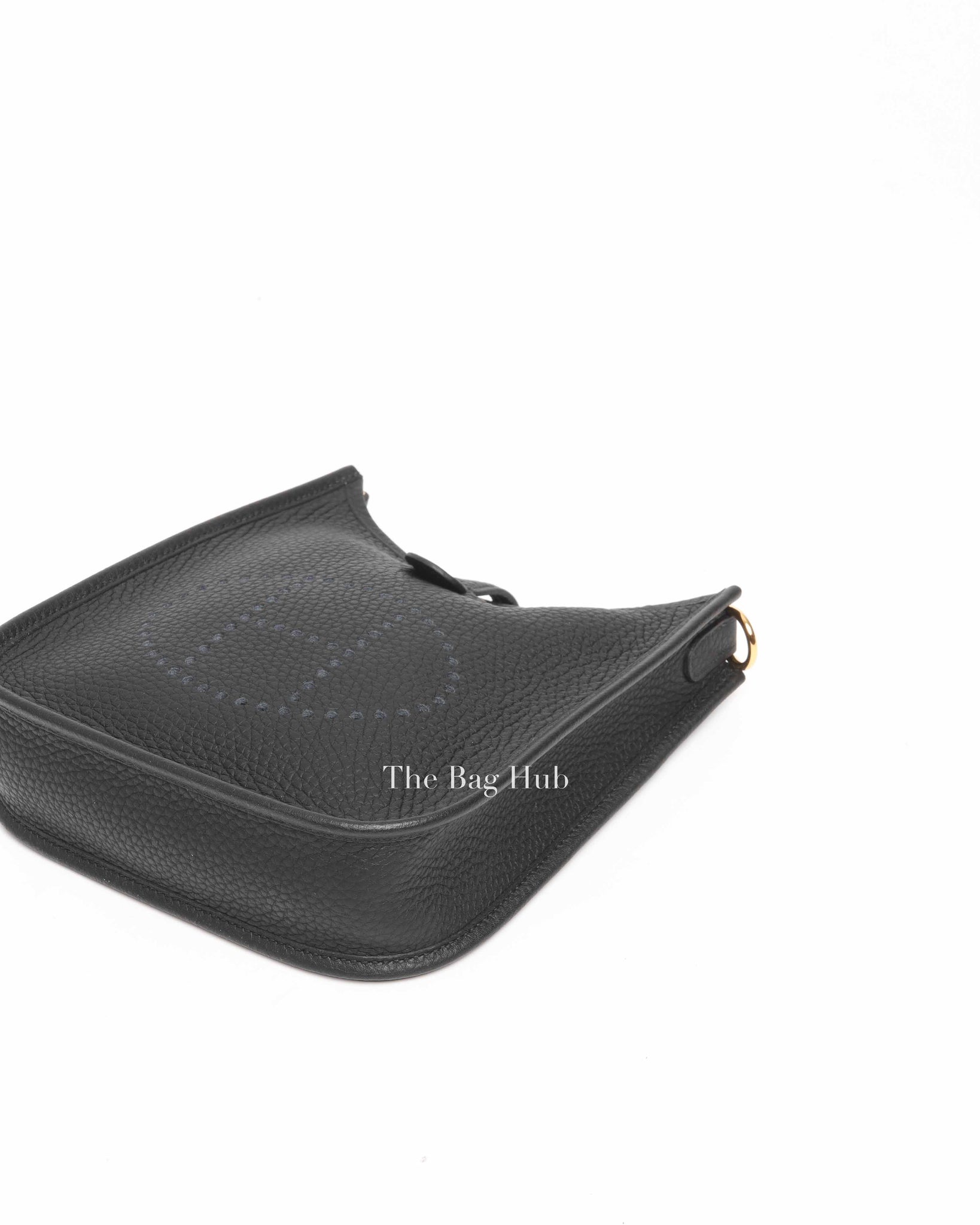 Hermes Noir Clemence Evelyne TPM Bag GHW