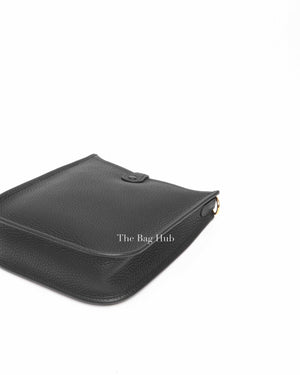 Hermes Noir Clemence Evelyne TPM Bag GHW