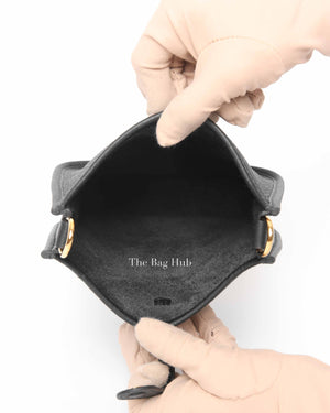 Hermes Noir Clemence Evelyne TPM Bag GHW