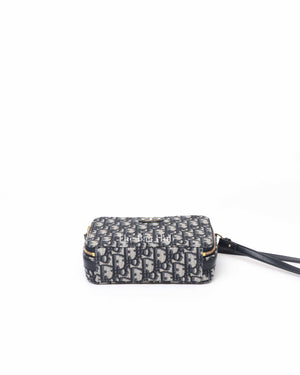 Dior Blue Oblique Jacquard 30 Montaigne Box Bag