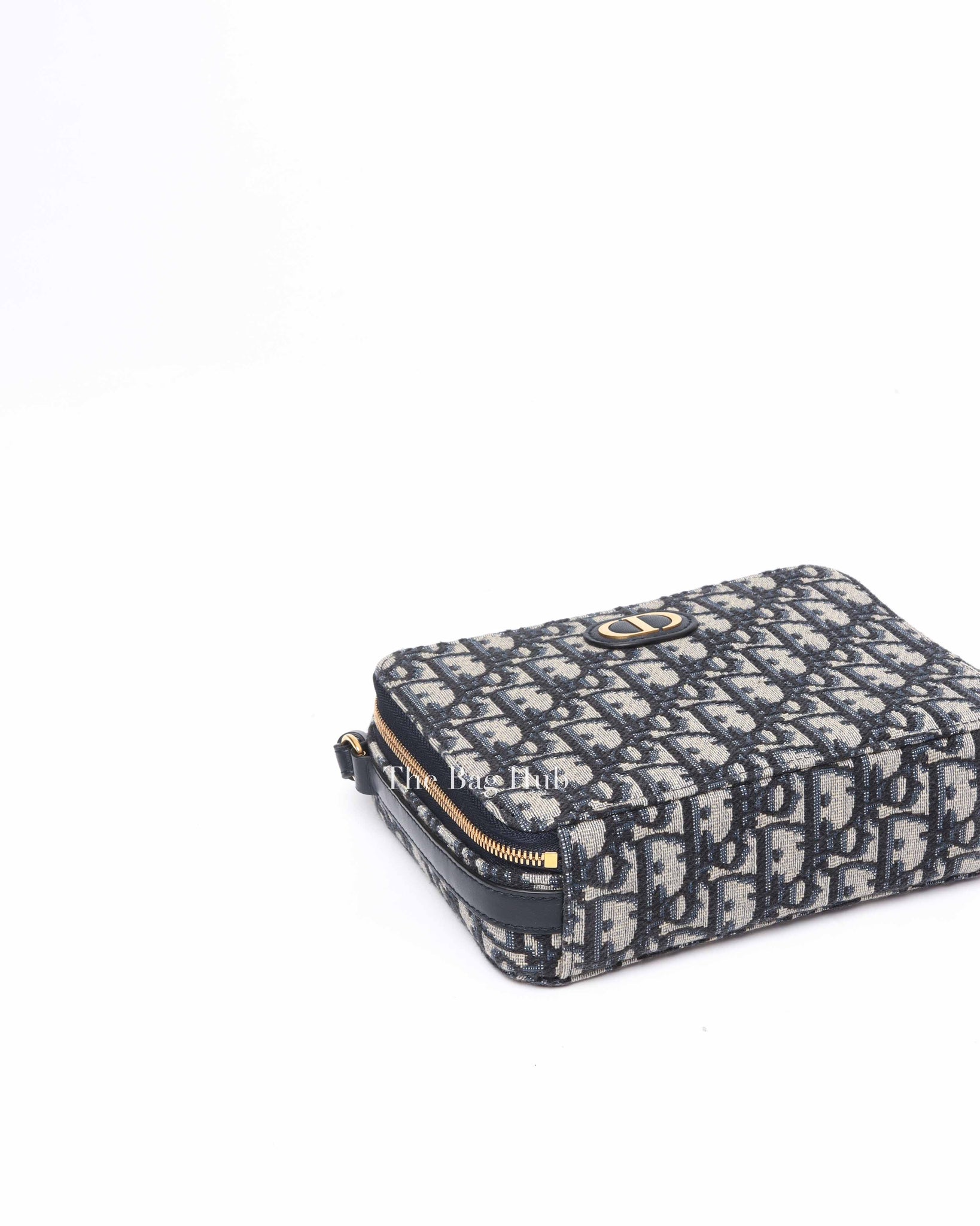 Dior Blue Oblique Jacquard 30 Montaigne Box Bag