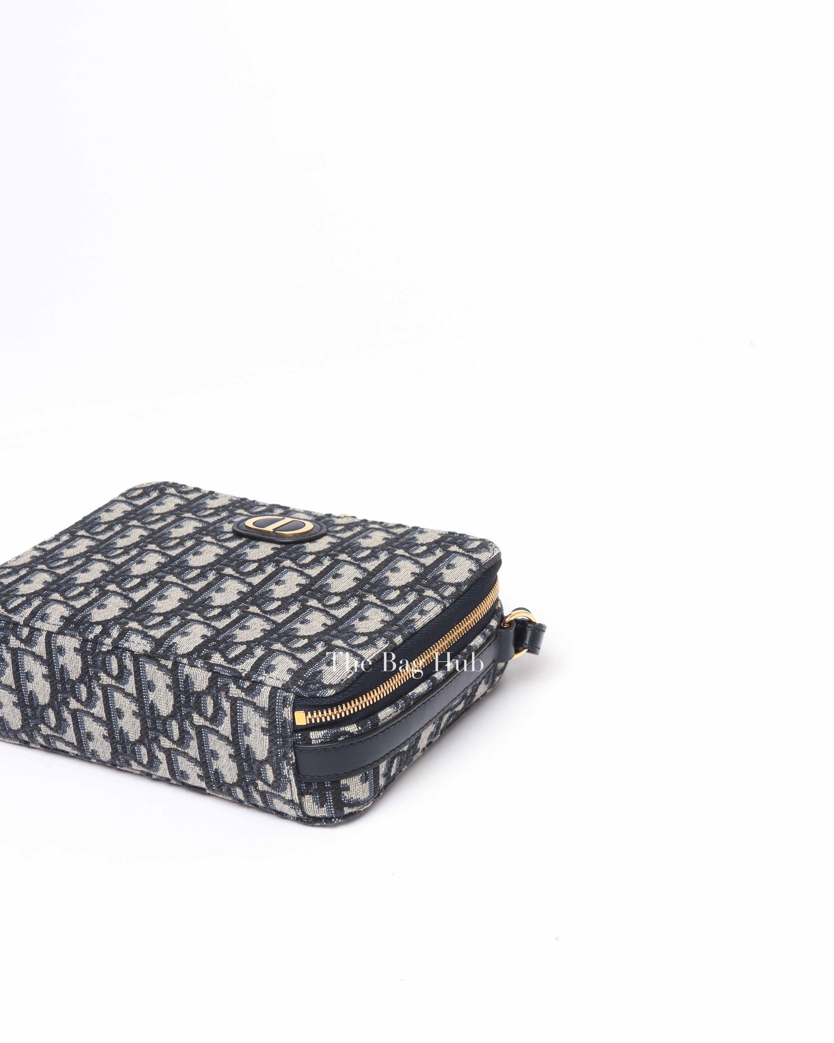 Dior Blue Oblique Jacquard 30 Montaigne Box Bag