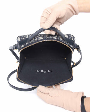 Dior Blue Oblique Jacquard 30 Montaigne Box Bag