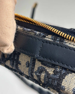 Dior Blue Oblique Jacquard 30 Montaigne Box Bag