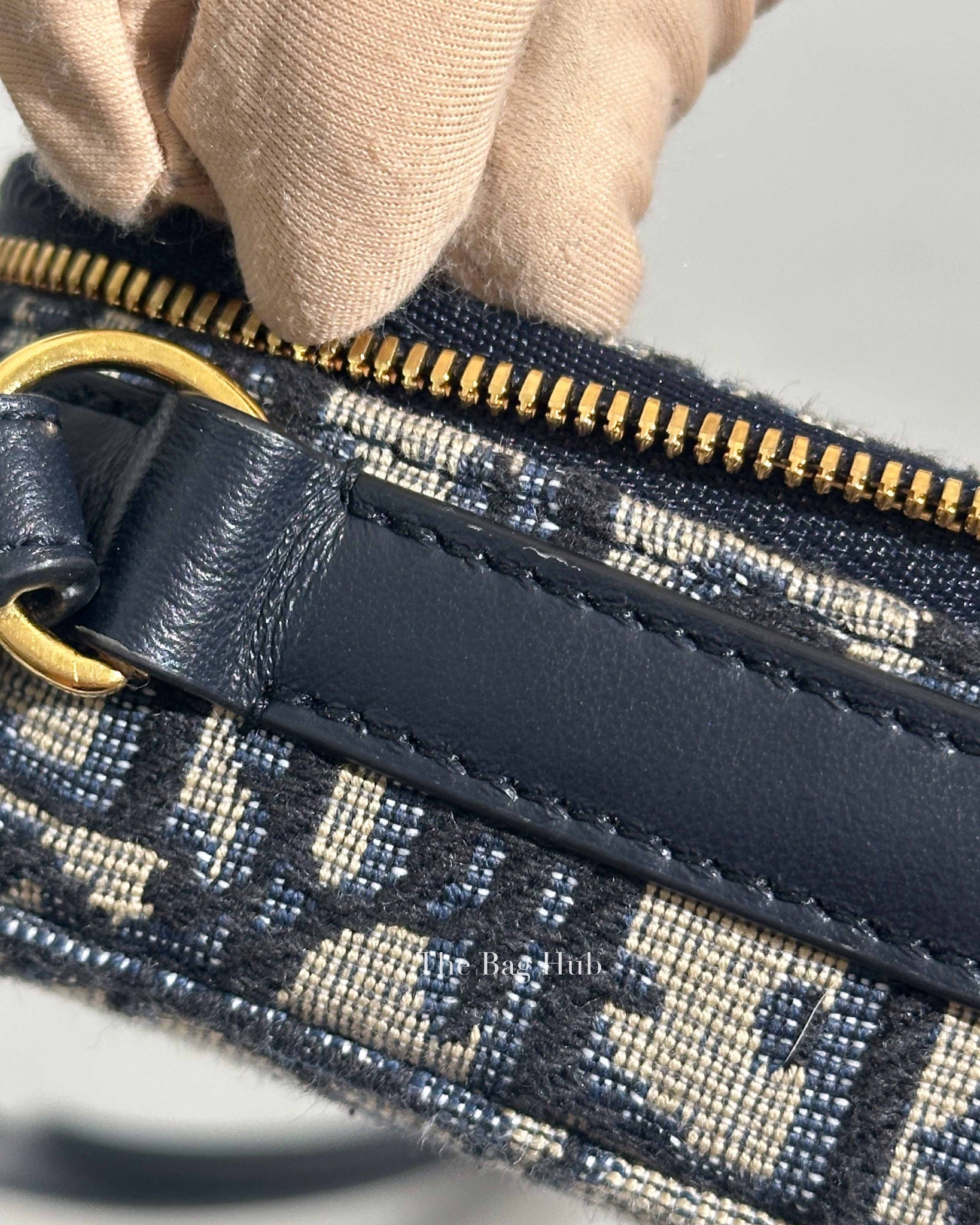 Dior Blue Oblique Jacquard 30 Montaigne Box Bag
