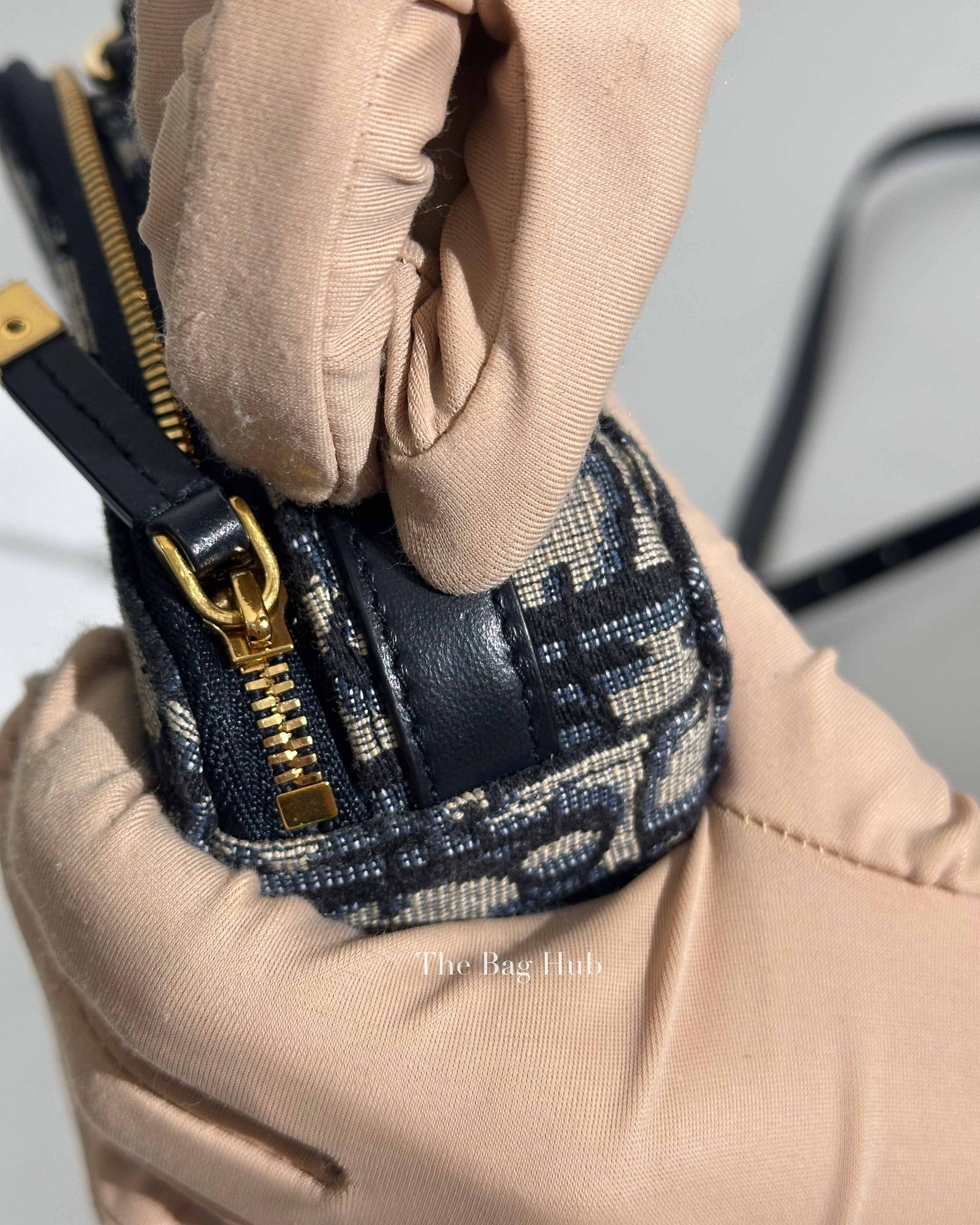 Dior Blue Oblique Jacquard 30 Montaigne Box Bag