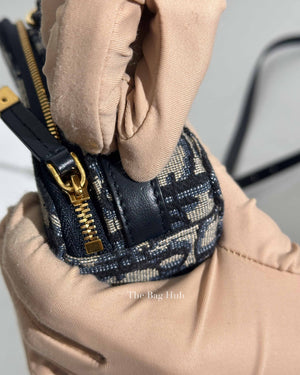 Dior Blue Oblique Jacquard 30 Montaigne Box Bag