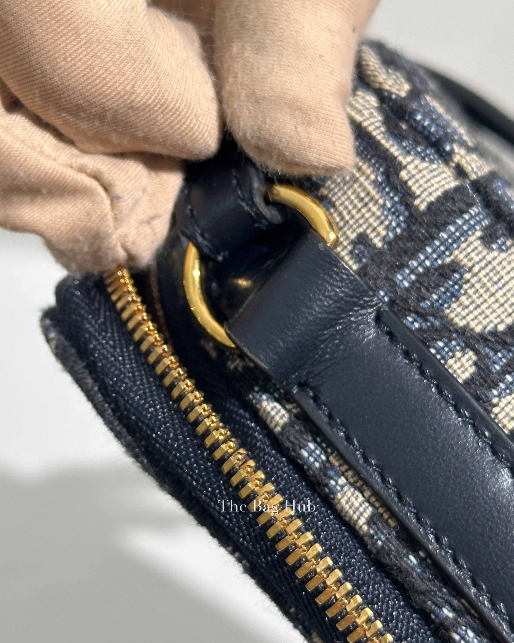 Dior Blue Oblique Jacquard 30 Montaigne Box Bag