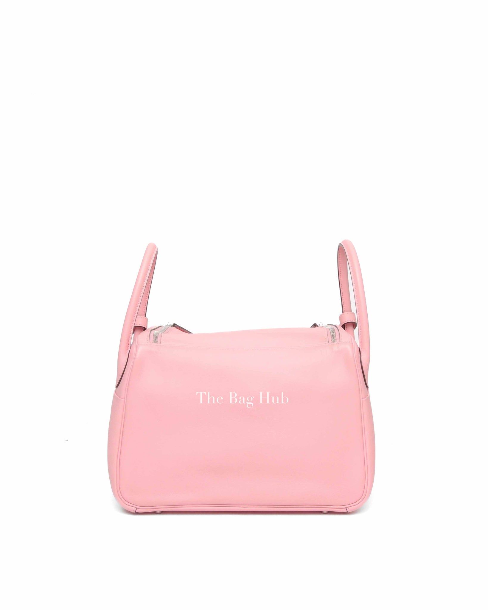 Hermes Rose Sakura Swift Leather Lindy 30