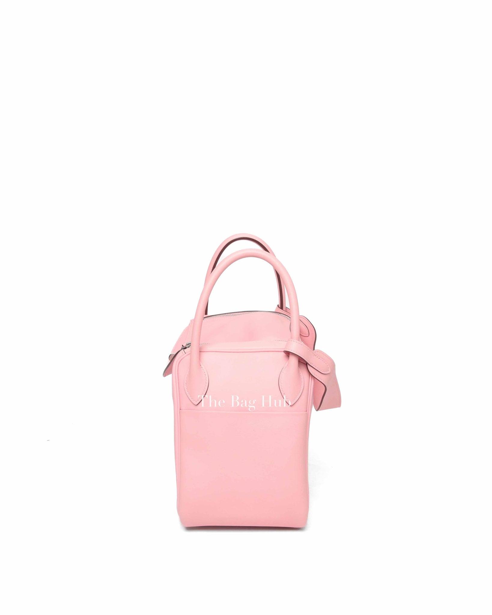 Hermes Rose Sakura Swift Leather Lindy 30