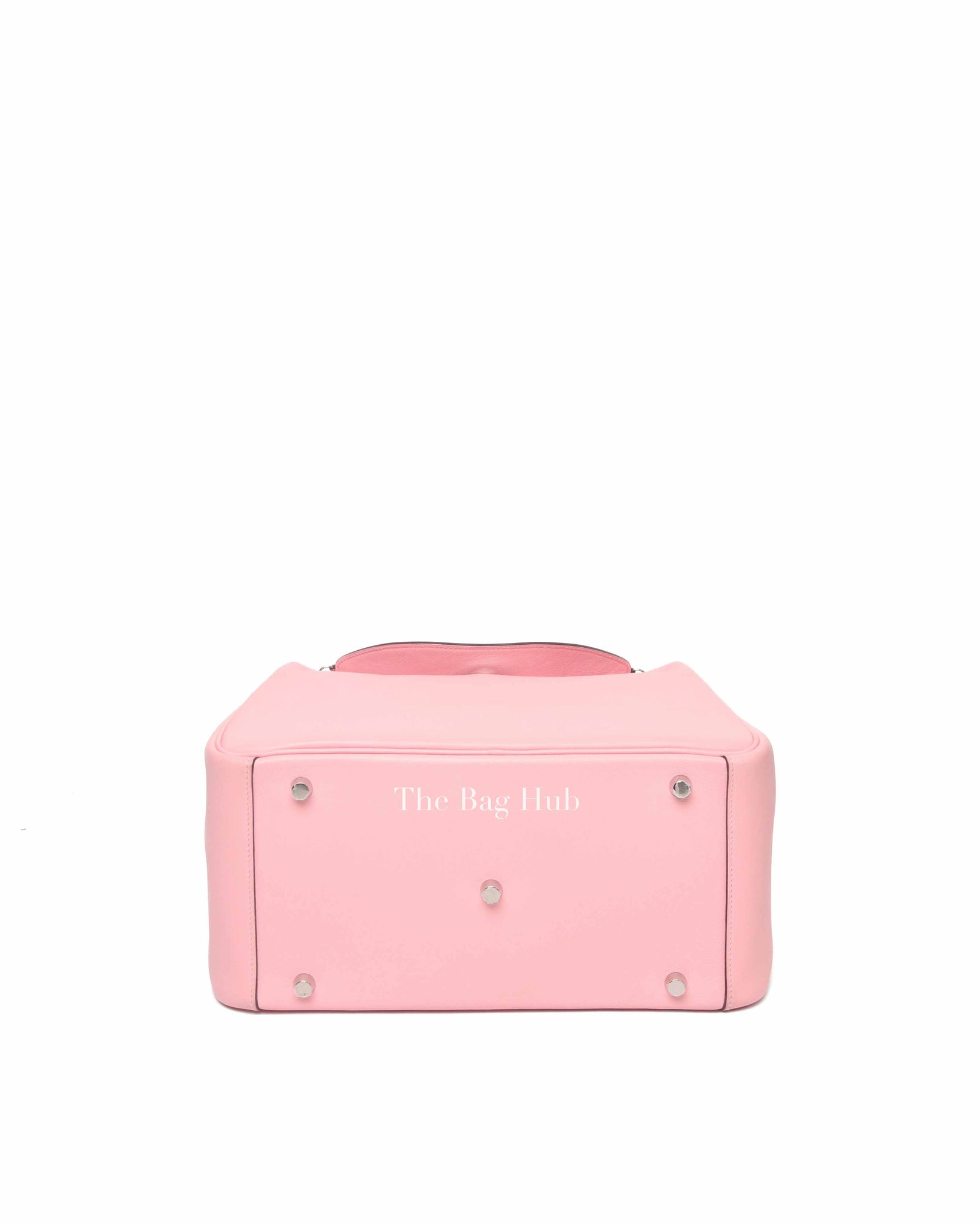 Hermes Rose Sakura Swift Leather Lindy 30