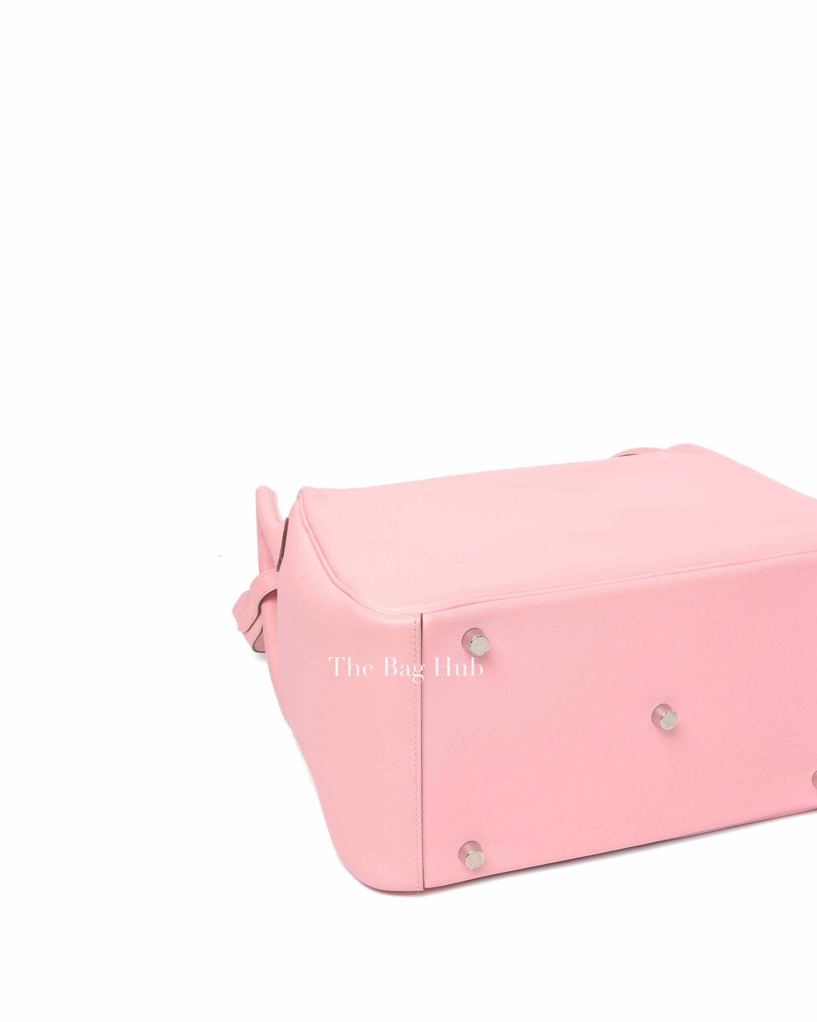 Hermes Rose Sakura Swift Leather Lindy 30