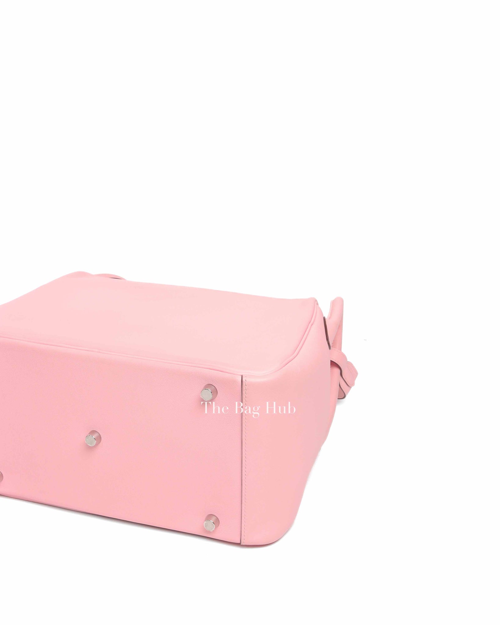 Hermes Rose Sakura Swift Leather Lindy 30