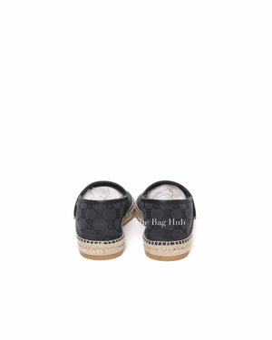 Gucci Black Canvas GG Supreme Men's Espadrille Size 40(EU)