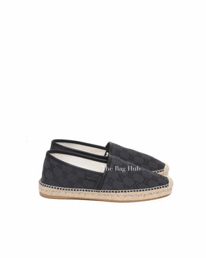 Gucci Black Canvas GG Supreme Men's Espadrille Size 40(EU)