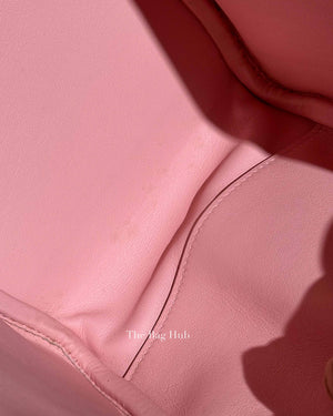 Hermes Rose Sakura Swift Leather Lindy 30
