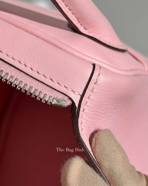 Hermes Rose Sakura Swift Leather Lindy 30