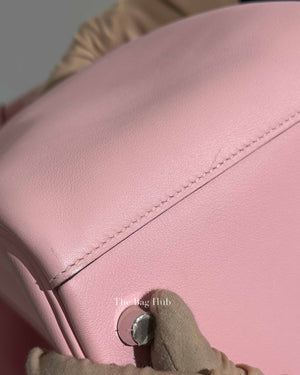 Hermes Rose Sakura Swift Leather Lindy 30
