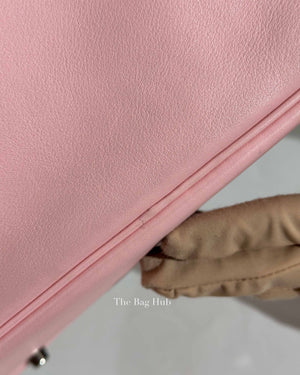 Hermes Rose Sakura Swift Leather Lindy 30