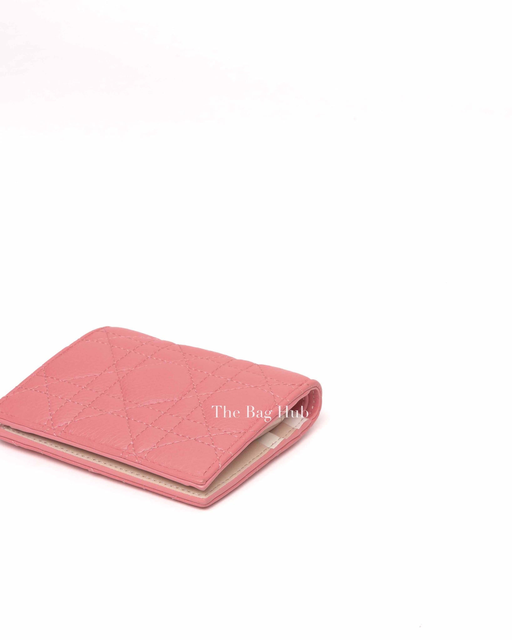 Pink dior wallet best sale