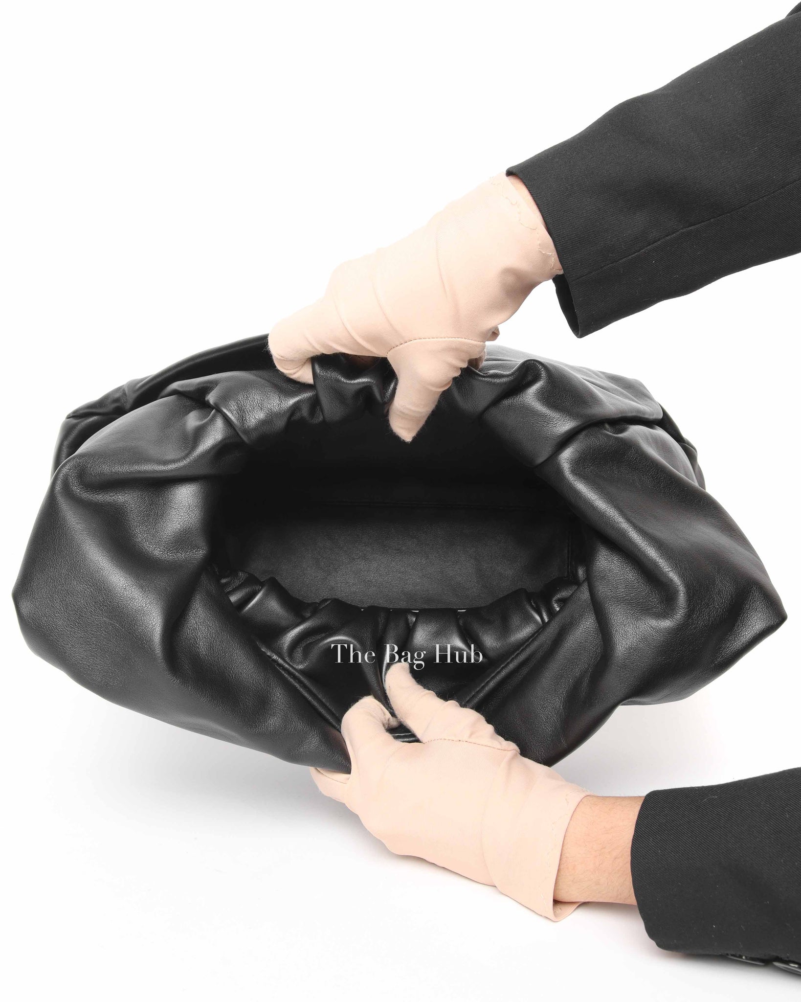 Bottega Veneta Black The Pouch Shoulder Bag