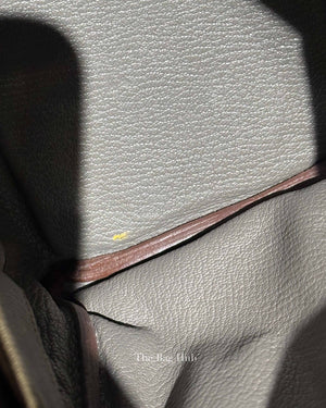 Hermes Etoupe Clemence Kelly 32 Bag PHW