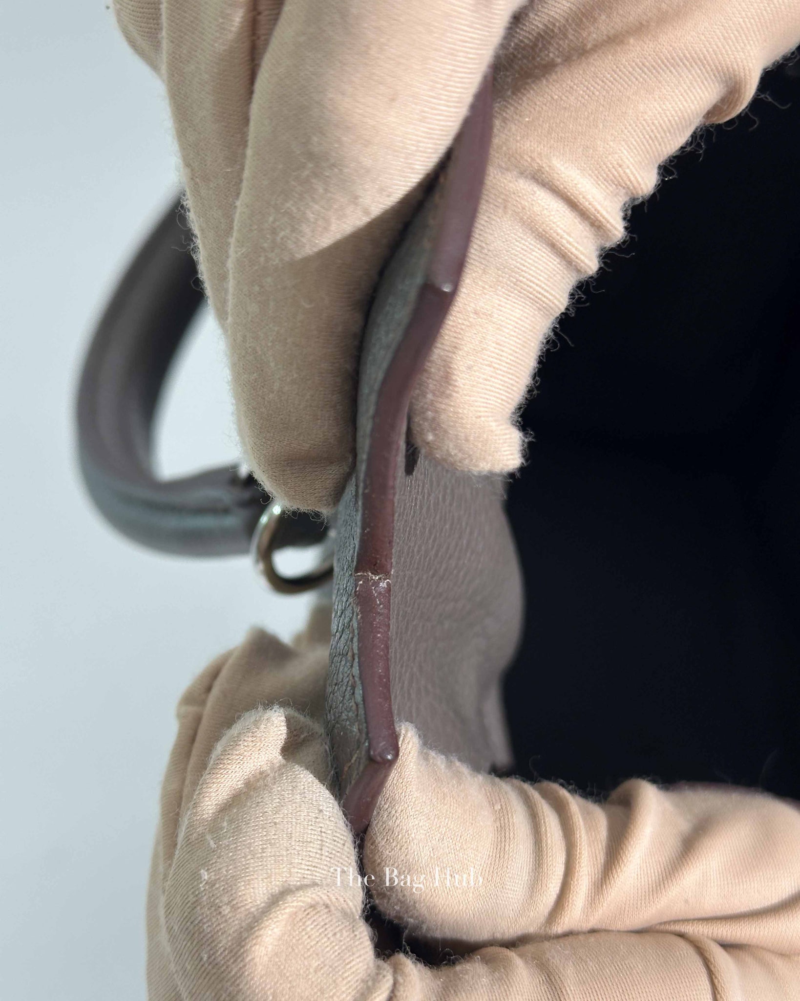 Hermes Etoupe Clemence Kelly 32 Bag PHW