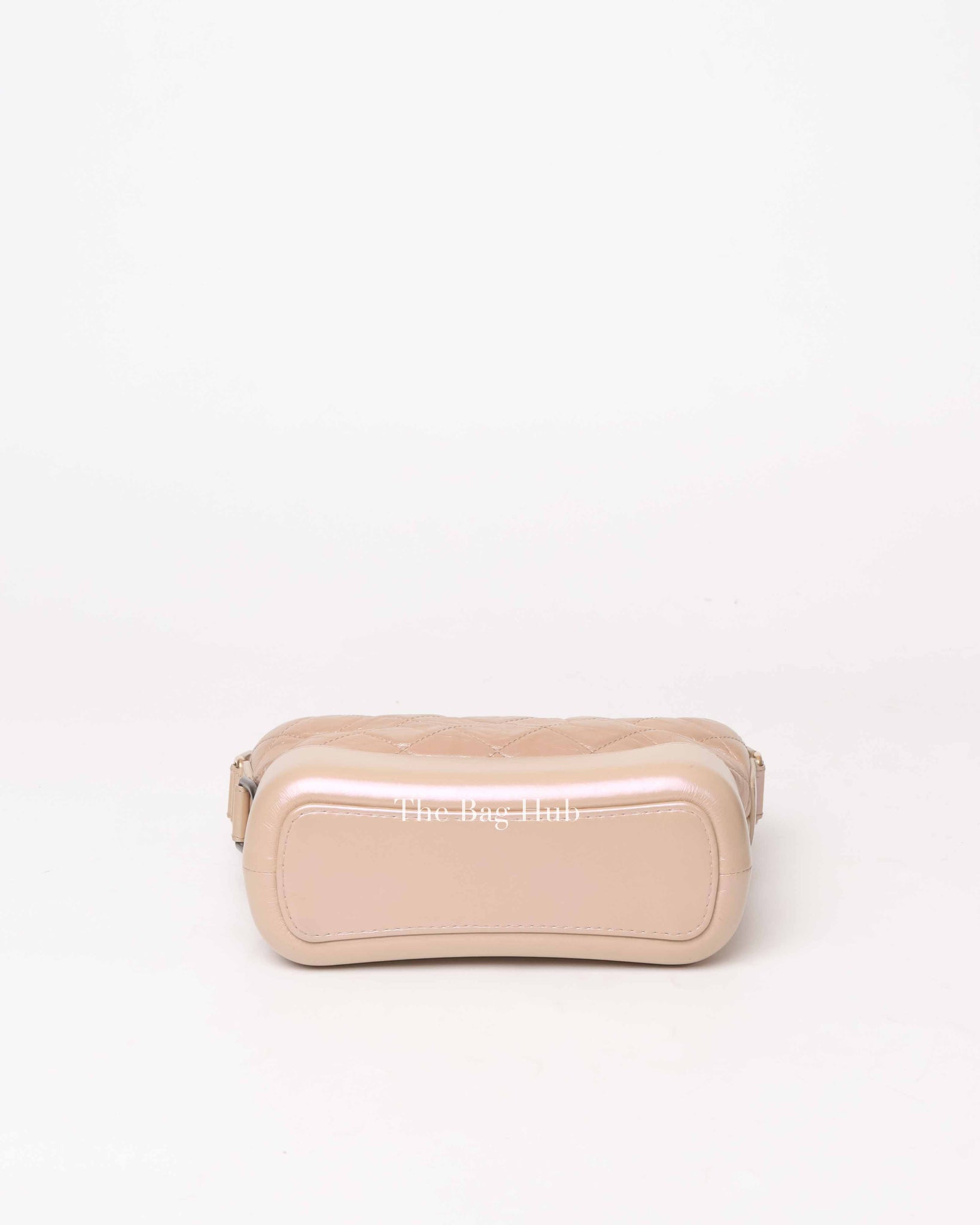 Chanel Iridescent Beige Aged Calfskin Small Gabrielle Bag