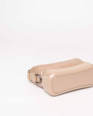 Chanel Iridescent Beige Aged Calfskin Small Gabrielle Bag